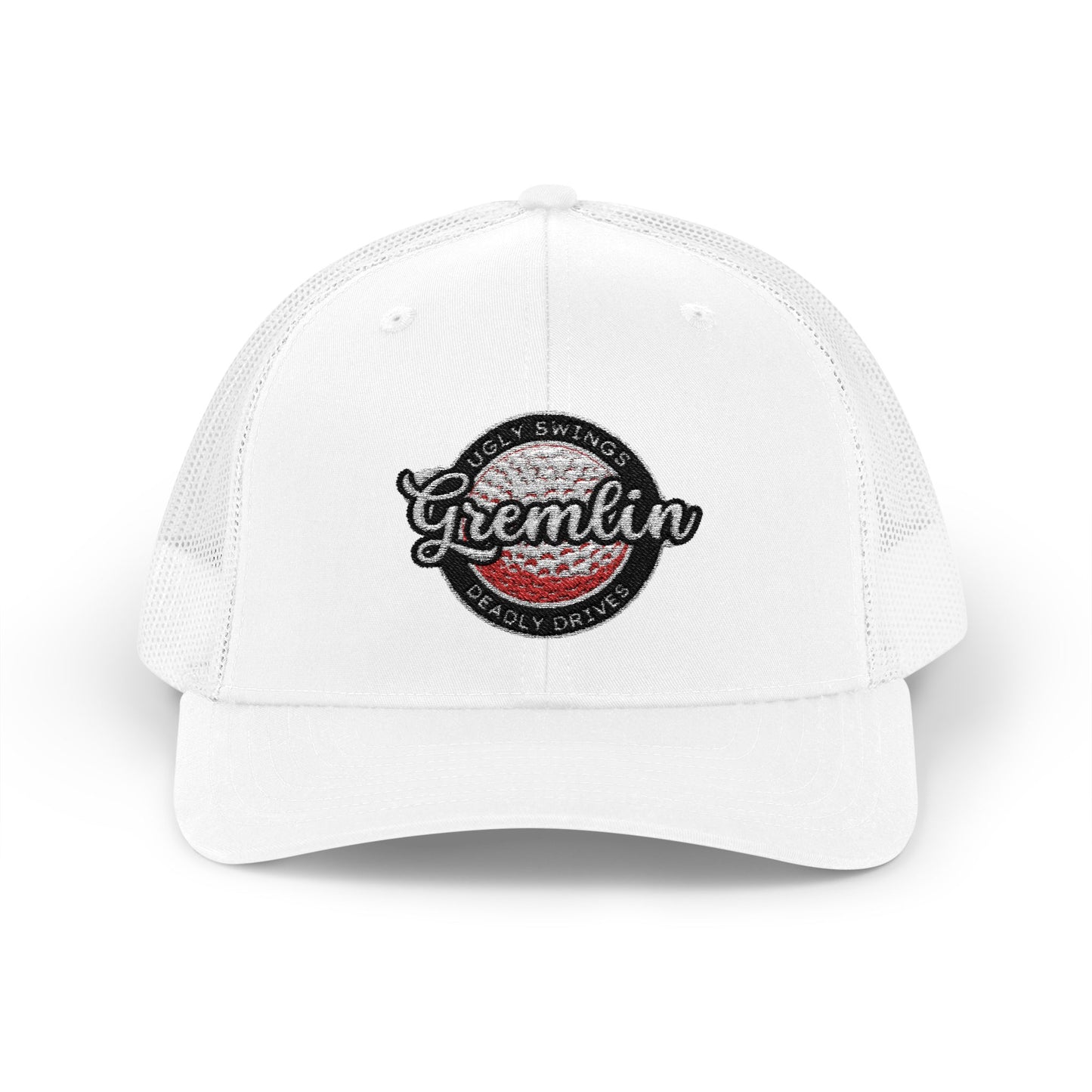 GREMLIN Ugly Swings, Deadly Drives Snapback Trucker Cap Embroidered
