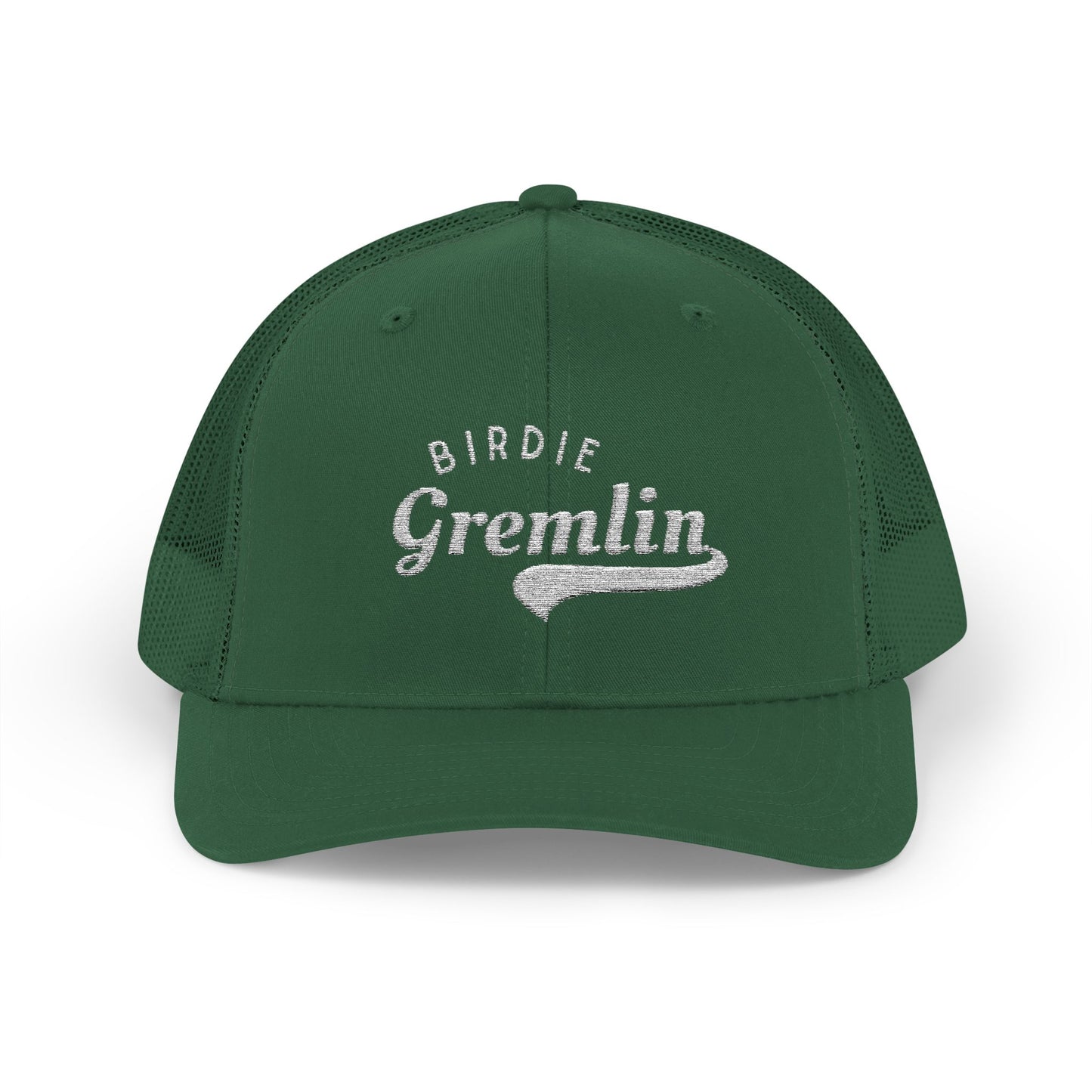 Birdie Gremlin Snapback Trucker Cap Embroidered