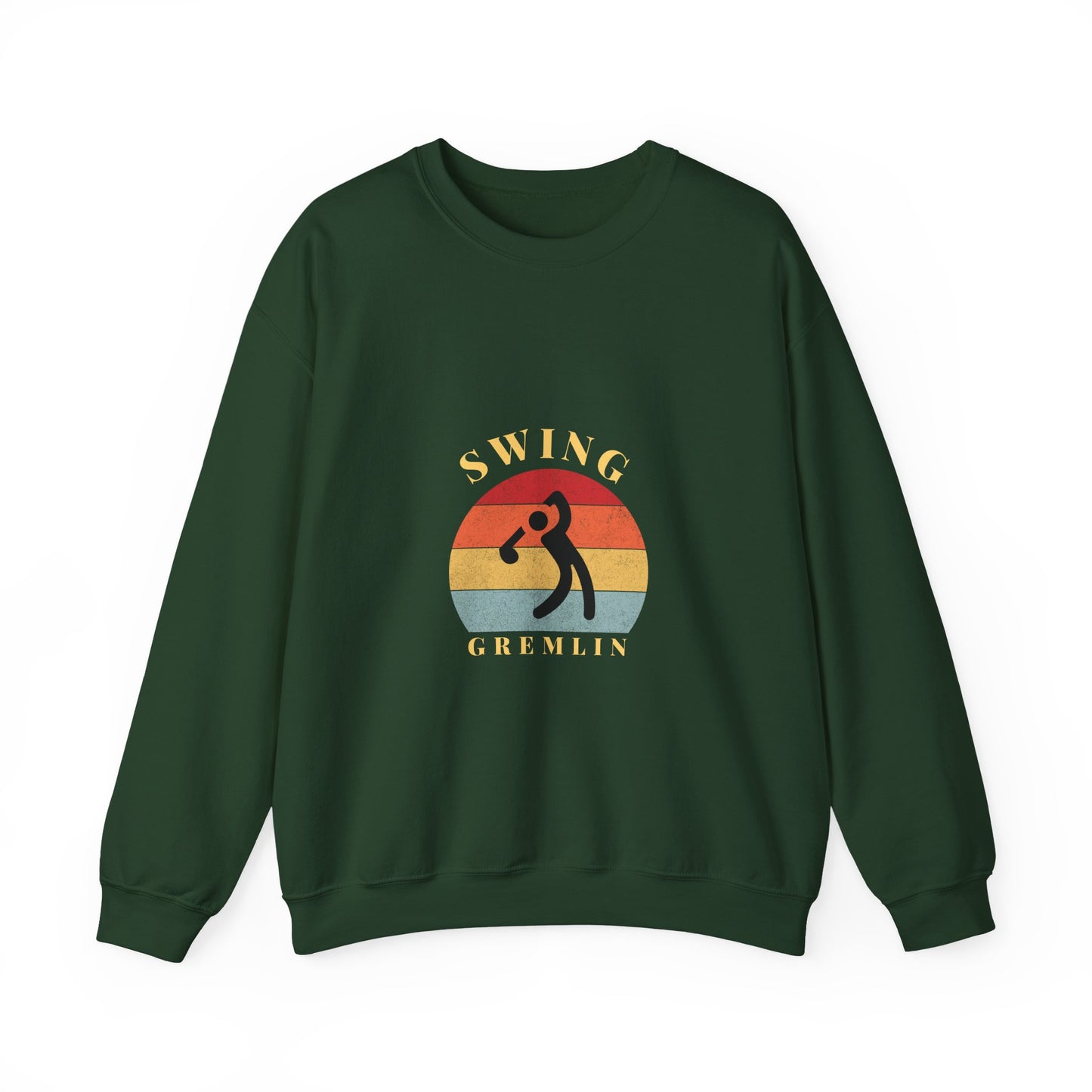 Retro Golfer Swing Gremlin  Sweatshirt