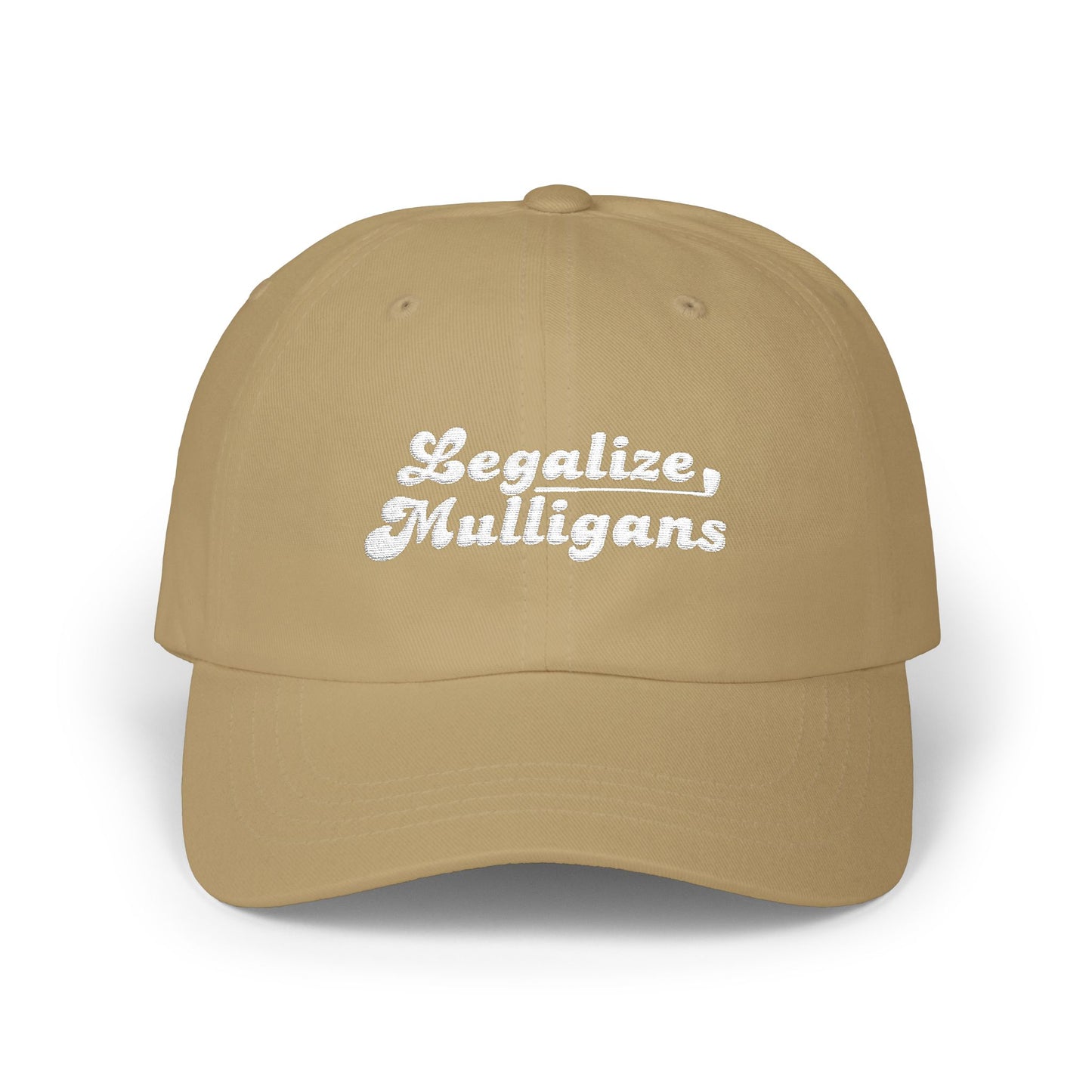 LEGALIZE MULLIGANS Golf Dad Cap Embroidered