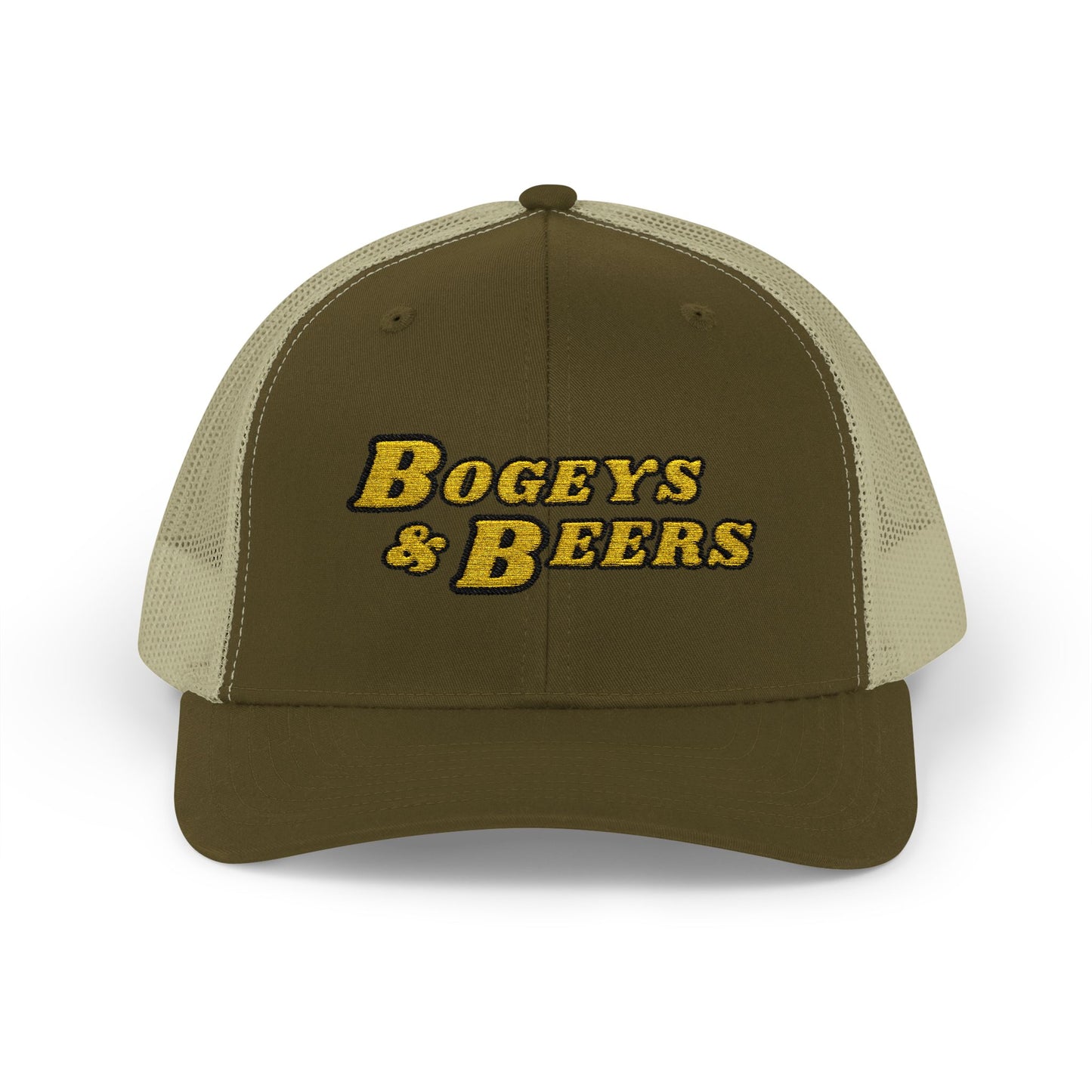Bogeys & Beers Snapback Trucker Cap Embroidered