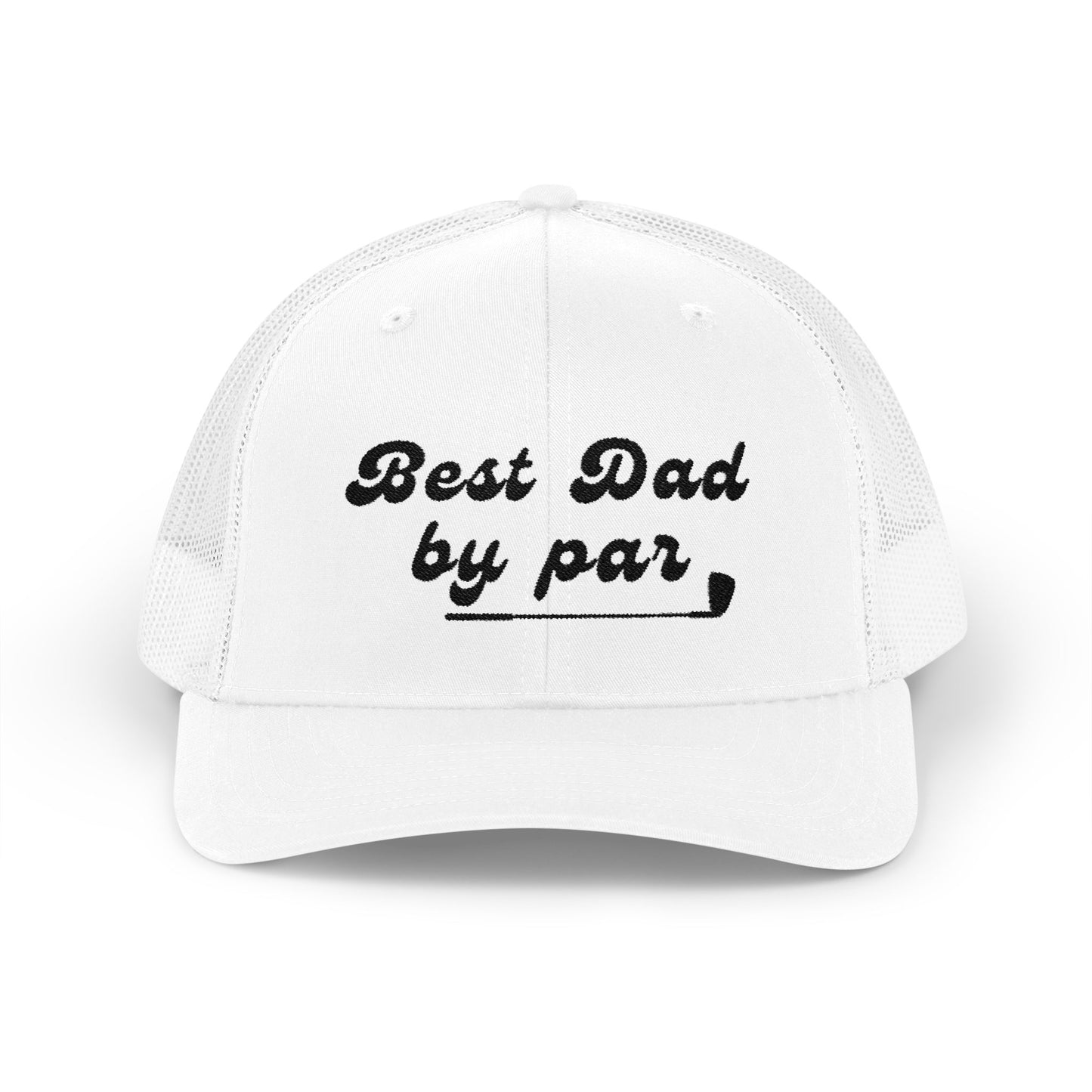 Best Dad by Par - Snapback Trucker Cap embroidered
