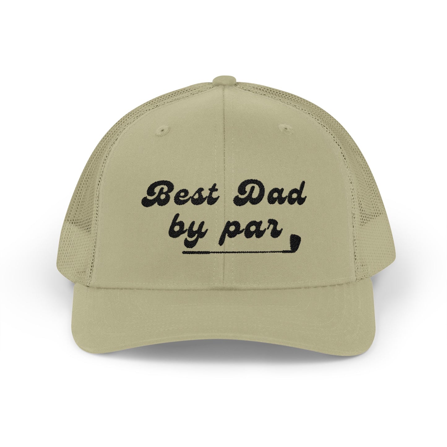 Best Dad by Par - Snapback Trucker Cap embroidered