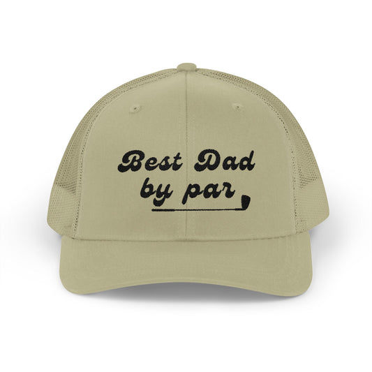 Best Dad by Par - Snapback Trucker Cap embroidered