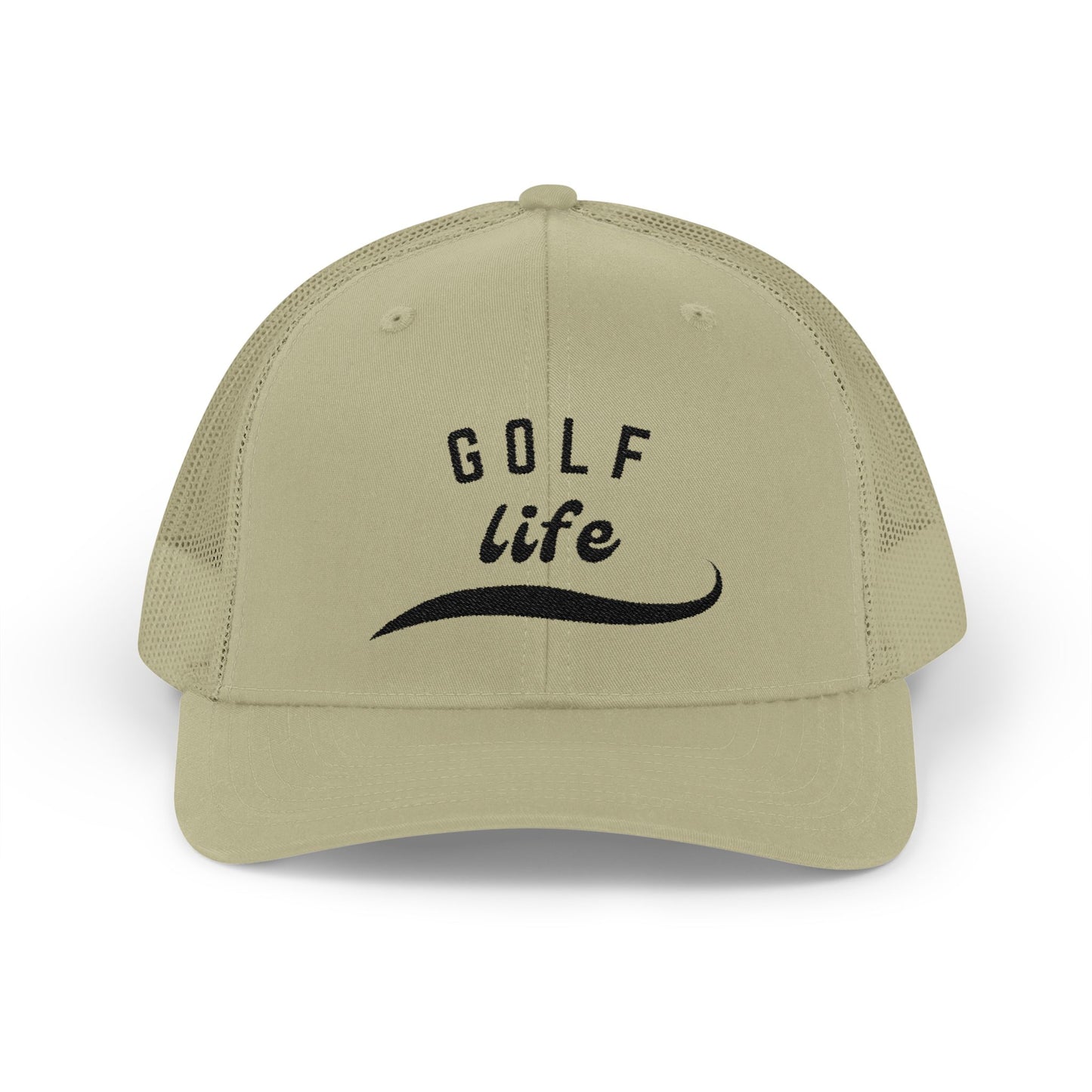Golf Life Snapback Trucker Cap Embroidery