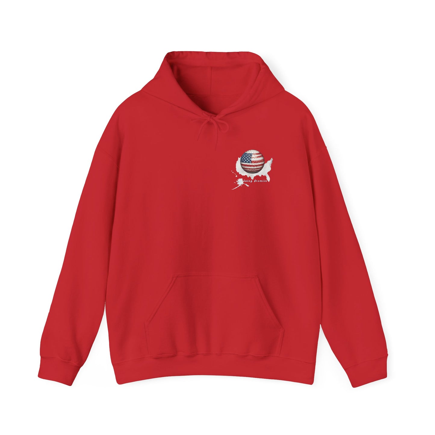 USA FLAG Golf Hooded Sweatshirt