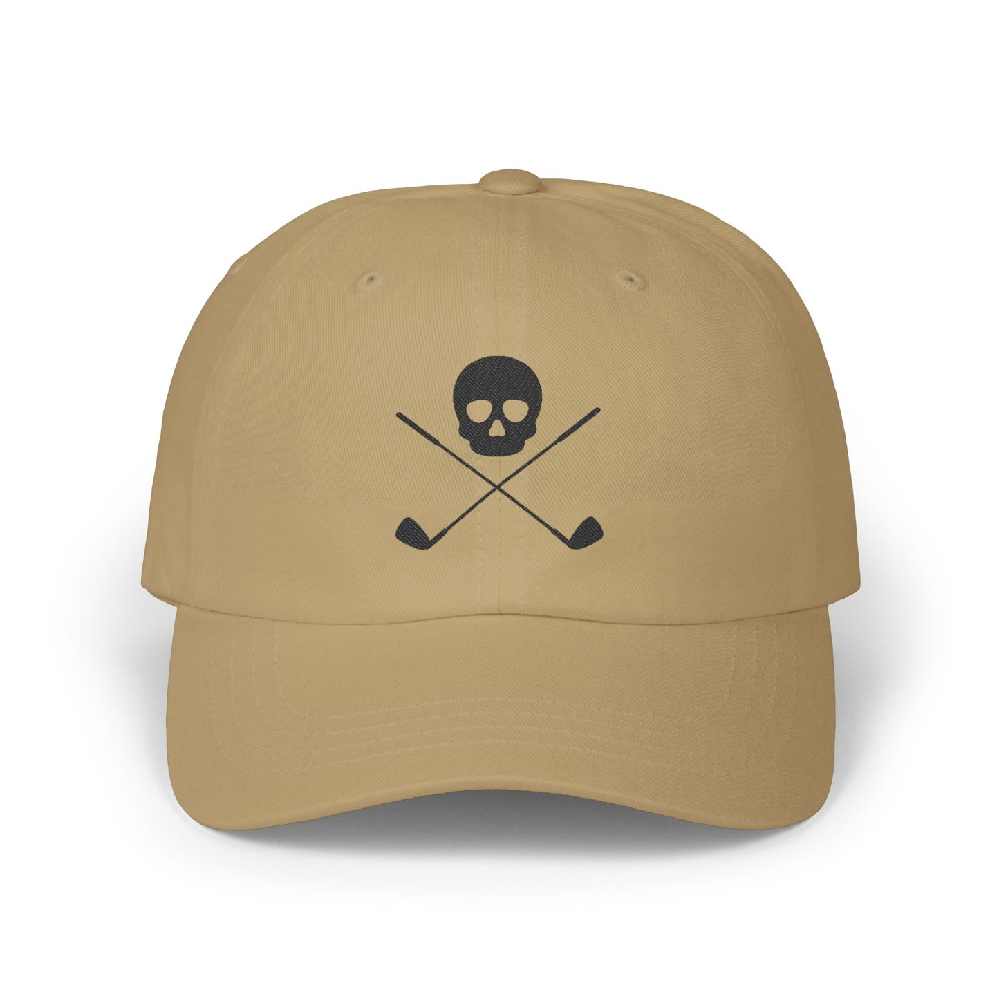 SKULL GOLF Dad Hat Embroidered