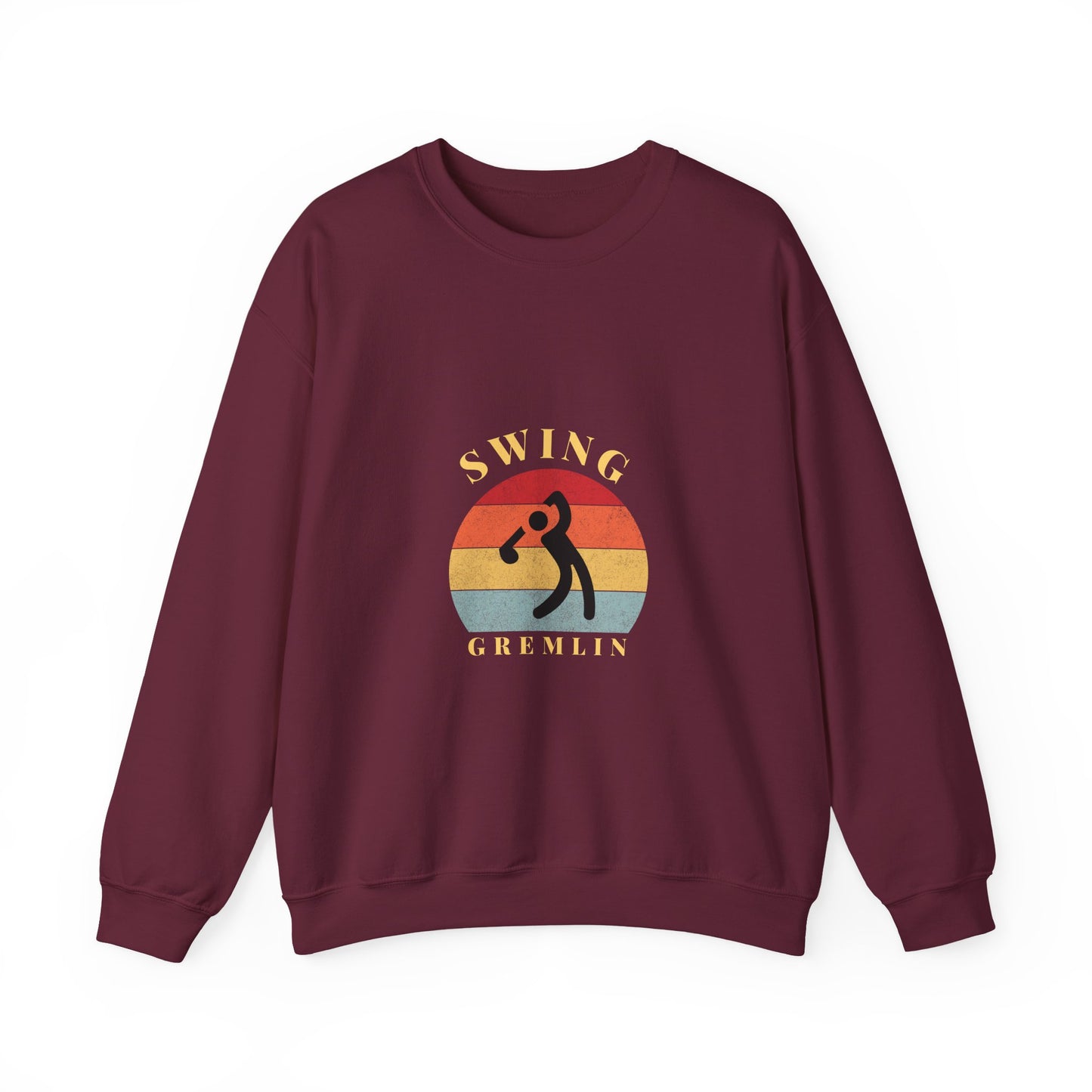 Retro Golfer Swing Gremlin  Sweatshirt
