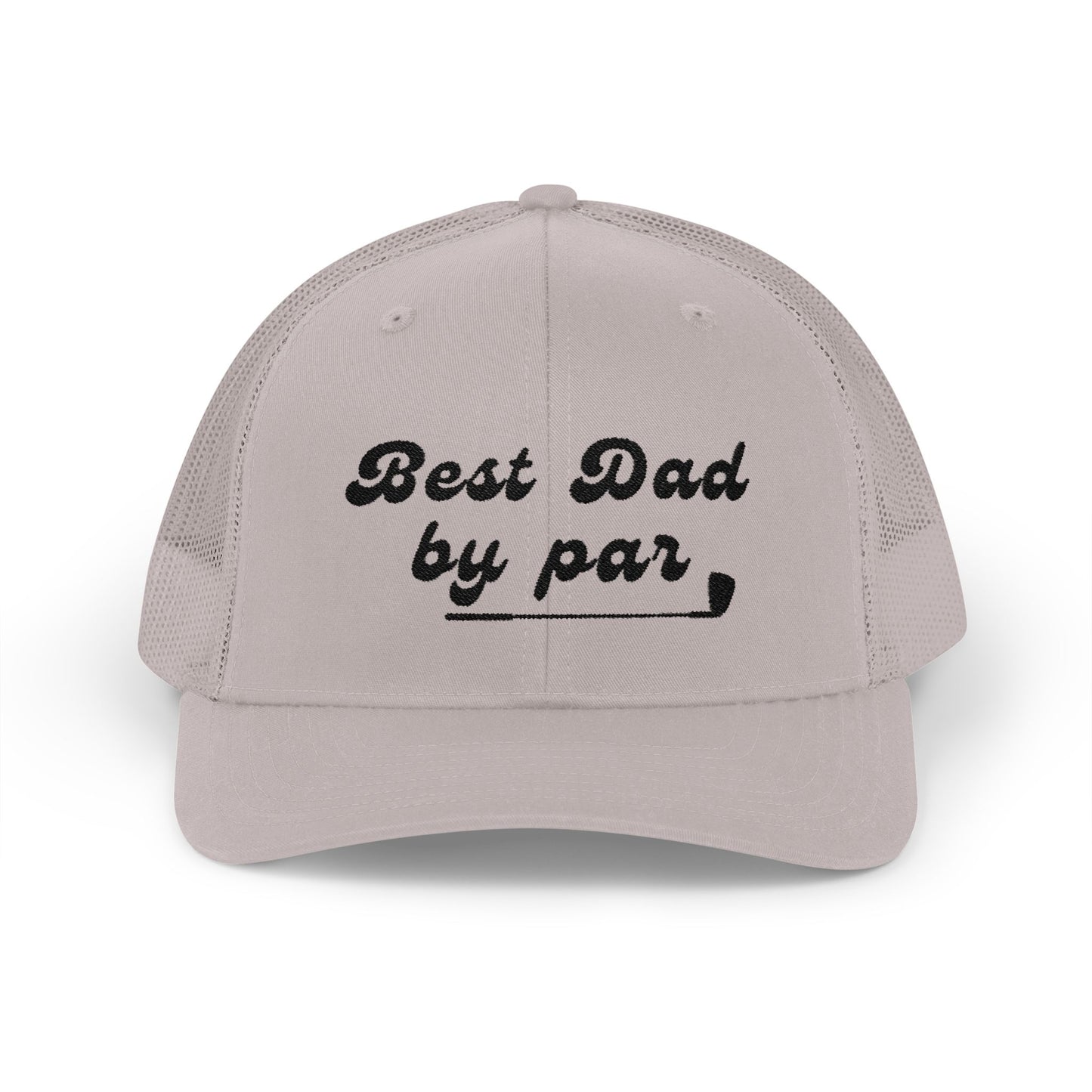 Best Dad by Par - Snapback Trucker Cap embroidered