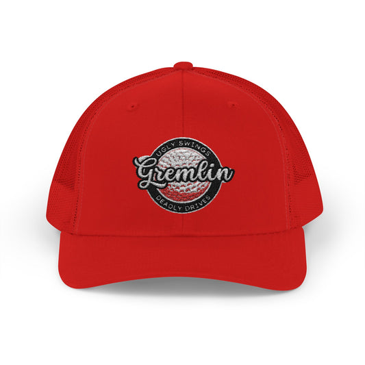 GREMLIN Ugly Swings, Deadly Drives Snapback Trucker Cap Embroidered