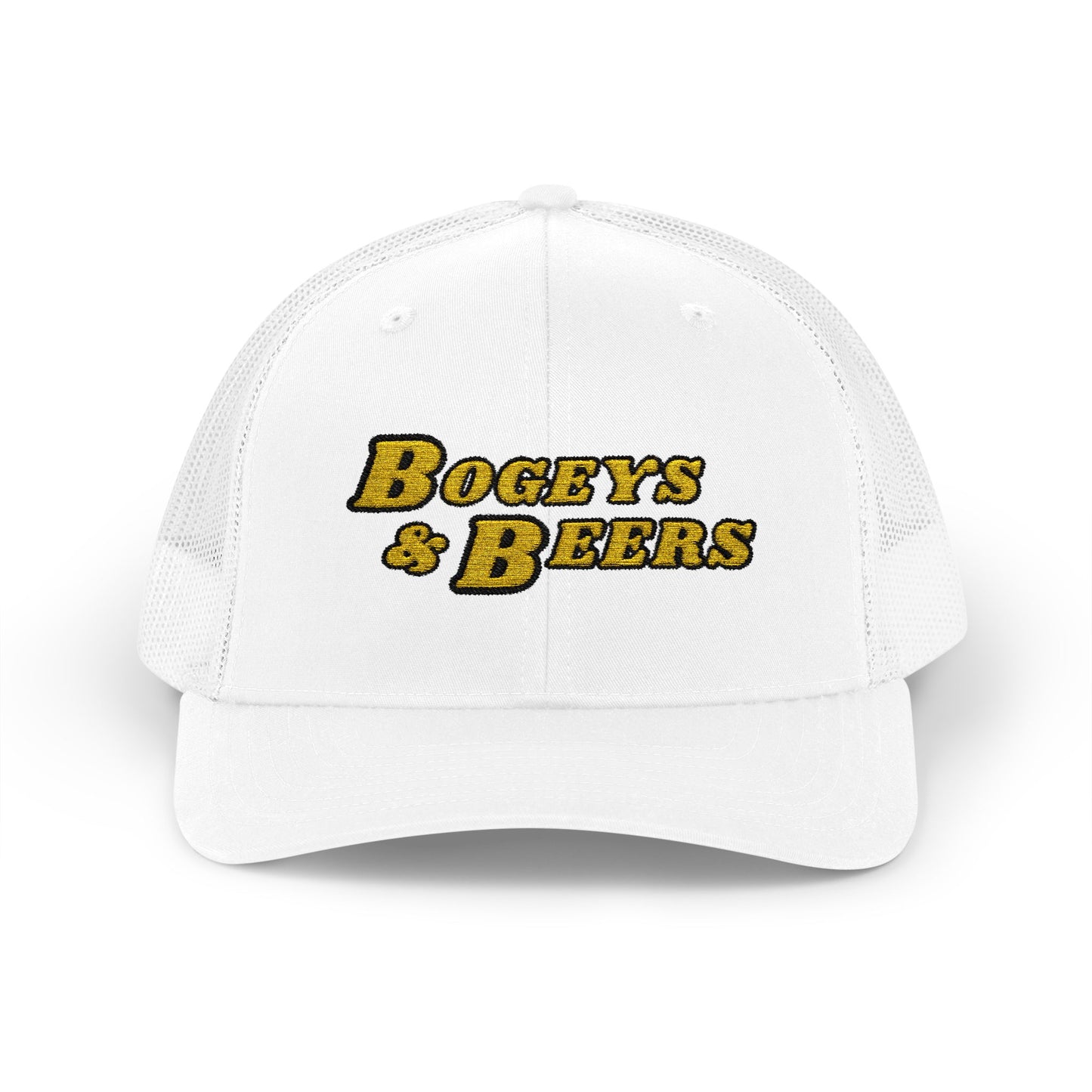 Bogeys & Beers Snapback Trucker Cap Embroidered