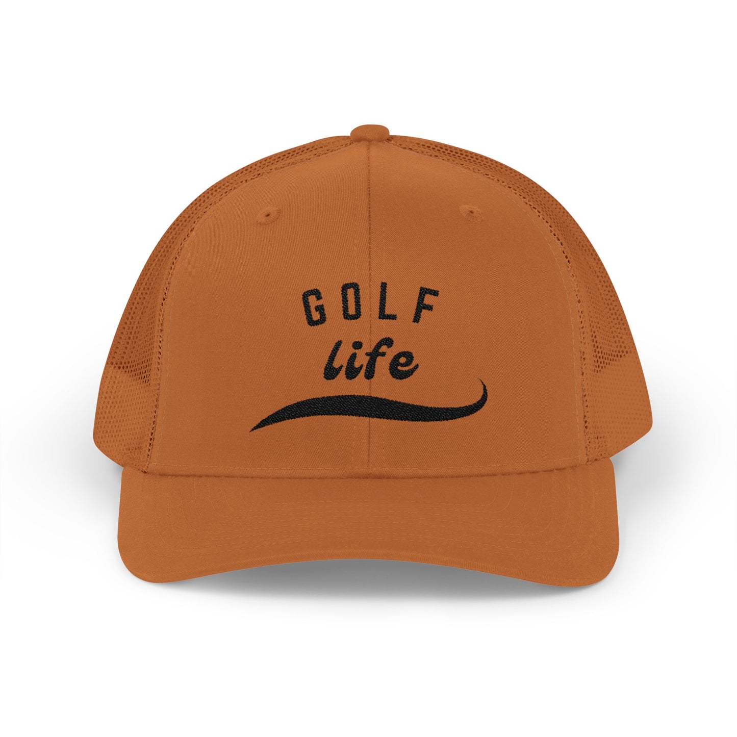Golf Life Snapback Trucker Cap Embroidery