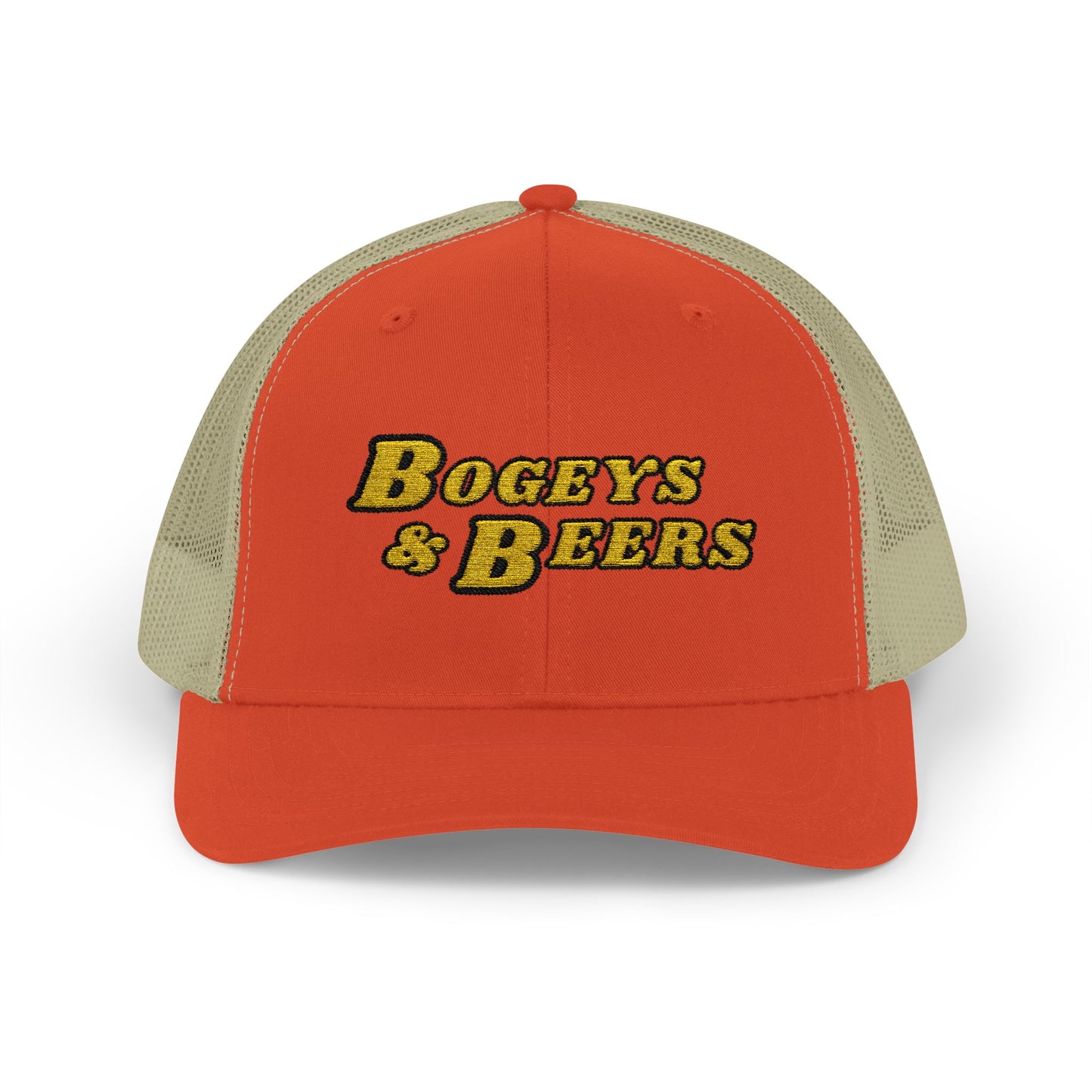 Bogeys & Beers Snapback Trucker Cap Embroidered