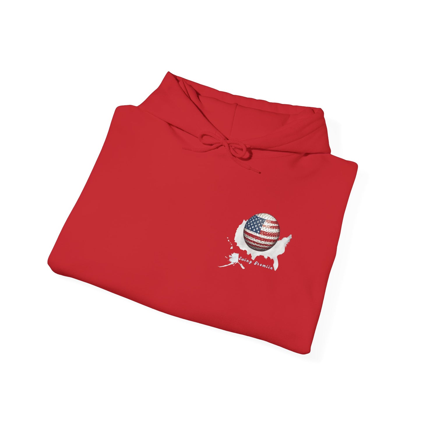 USA FLAG Golf Hooded Sweatshirt