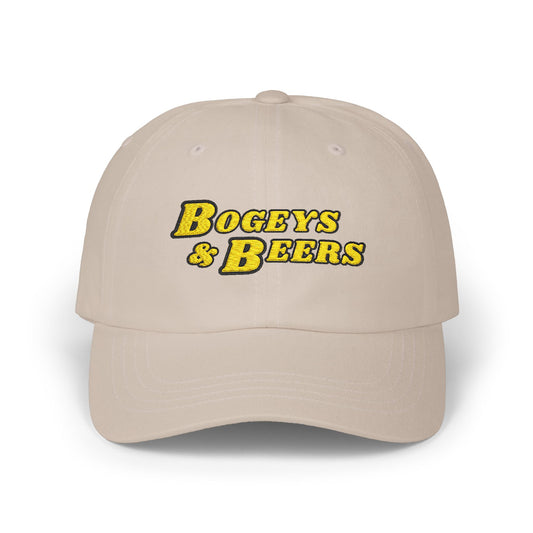 BOGEYS & BEERS Golf Dad Cap Embroidered