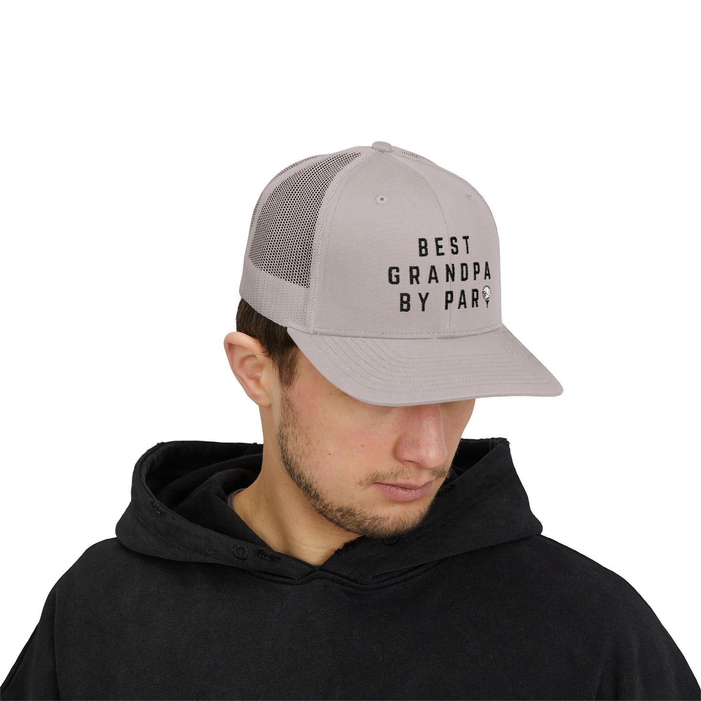 Best Grandpa by Par - Snapback Trucker Cap embroidered