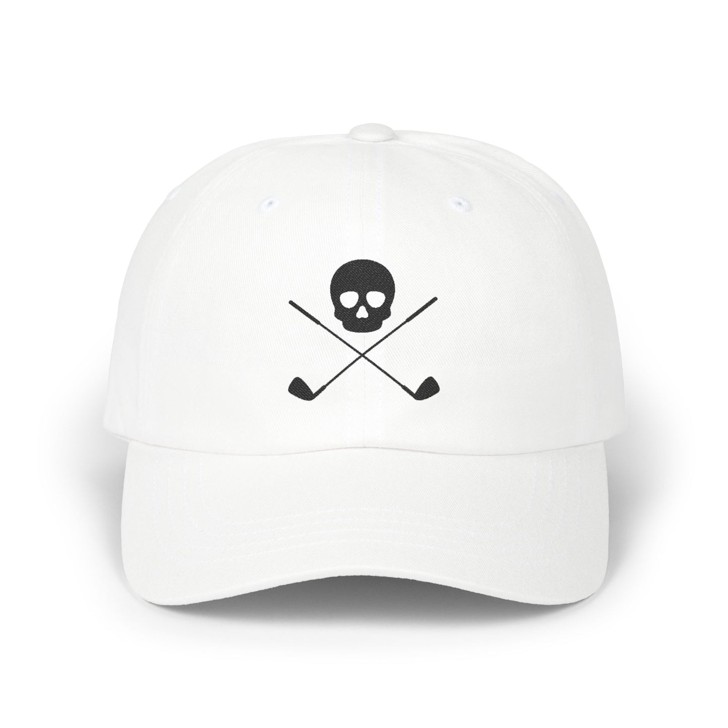 SKULL GOLF Dad Hat Embroidered