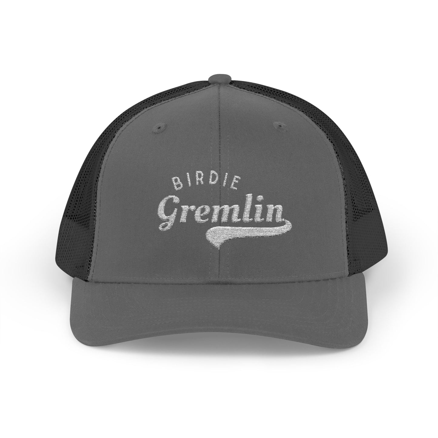 Birdie Gremlin Snapback Trucker Cap Embroidered