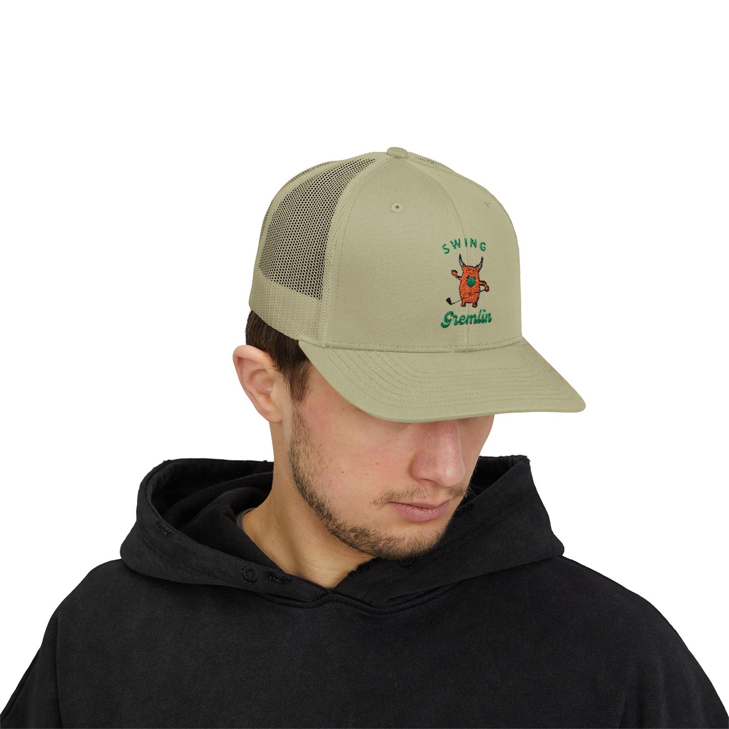 GREMLIN GOLFER Snapback Trucker Cap Embroidered