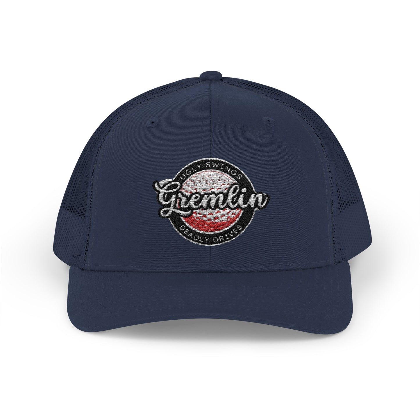 GREMLIN Ugly Swings, Deadly Drives Snapback Trucker Cap Embroidered
