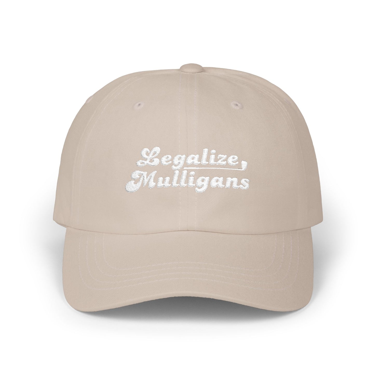 LEGALIZE MULLIGANS Golf Dad Cap Embroidered