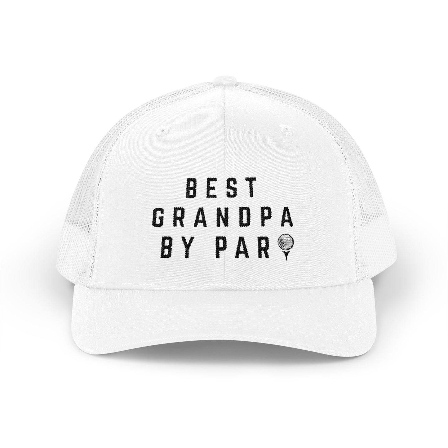 Best Grandpa by Par - Snapback Trucker Cap embroidered