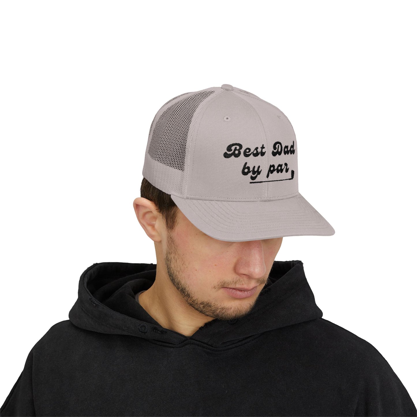 Best Dad by Par - Snapback Trucker Cap embroidered
