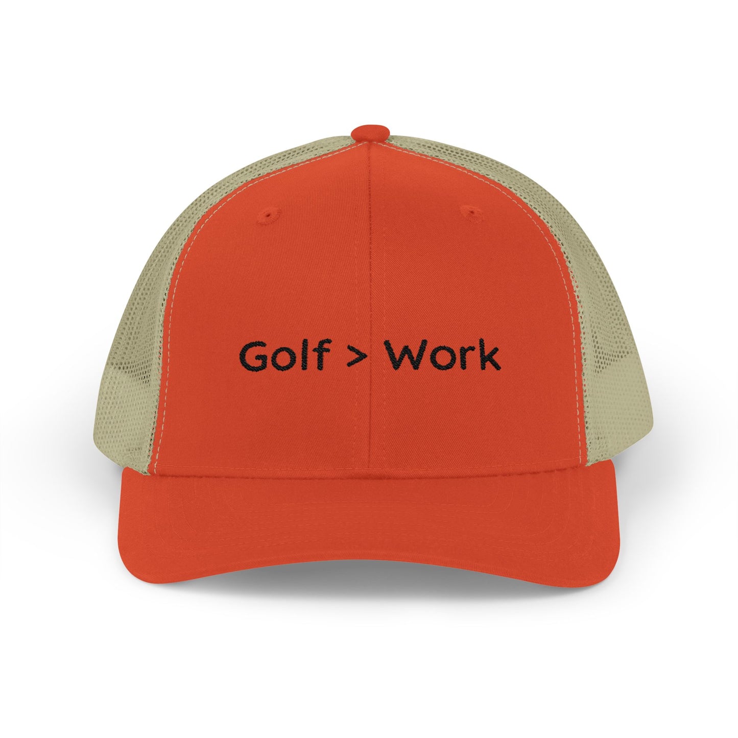 Golf > Work Snapback Trucker Cap Embroidered