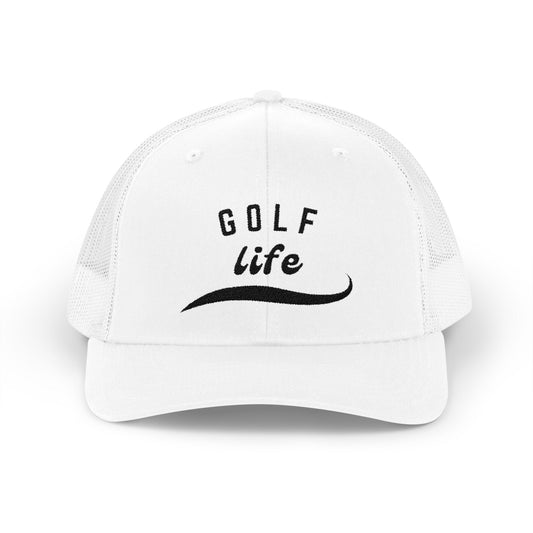 Golf Life Snapback Trucker Cap Embroidery