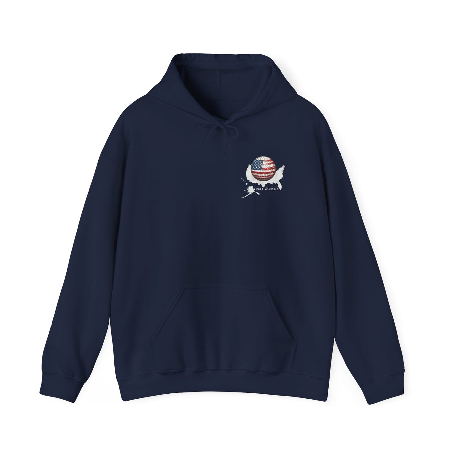 USA FLAG Golf Hooded Sweatshirt