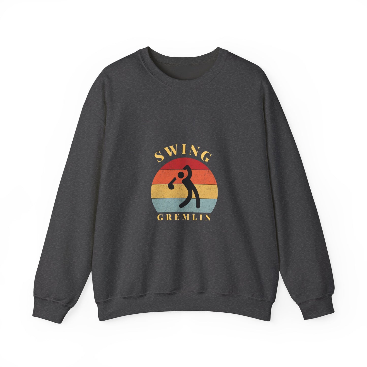 Retro Golfer Swing Gremlin  Sweatshirt