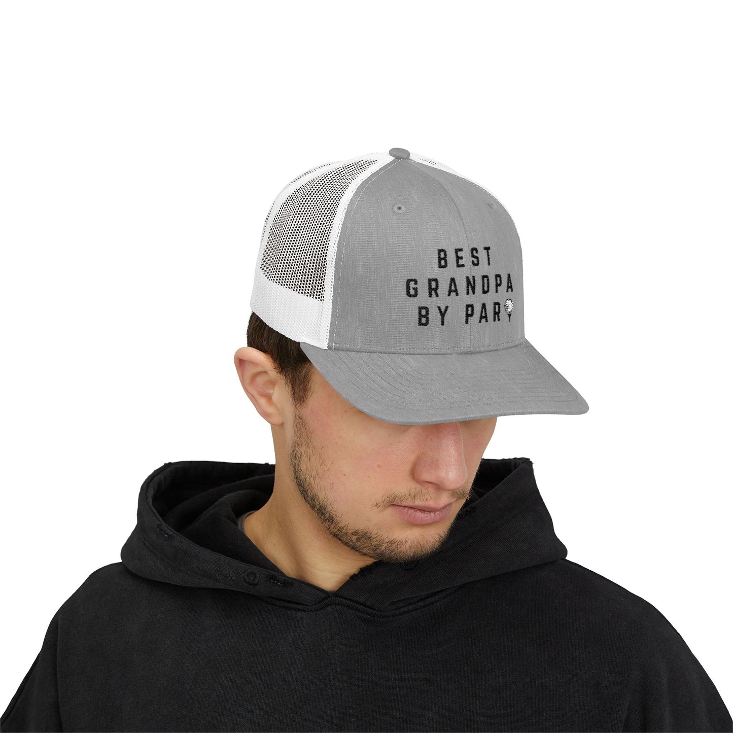 Best Grandpa by Par - Snapback Trucker Cap embroidered