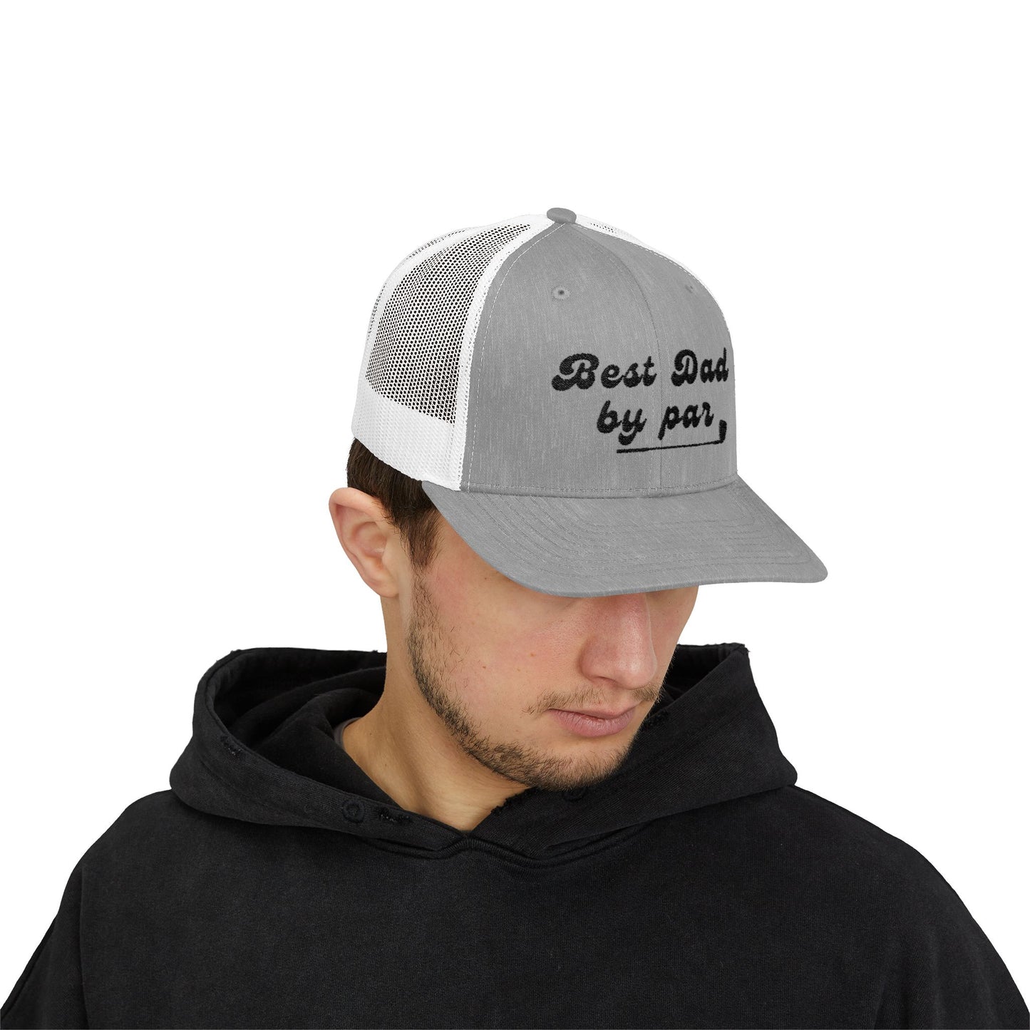 Best Dad by Par - Snapback Trucker Cap embroidered