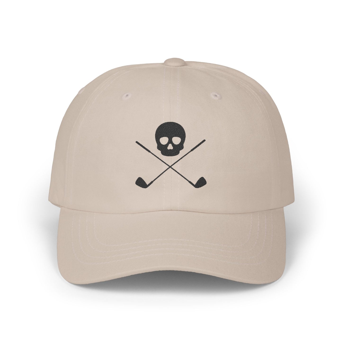 SKULL GOLF Dad Hat Embroidered
