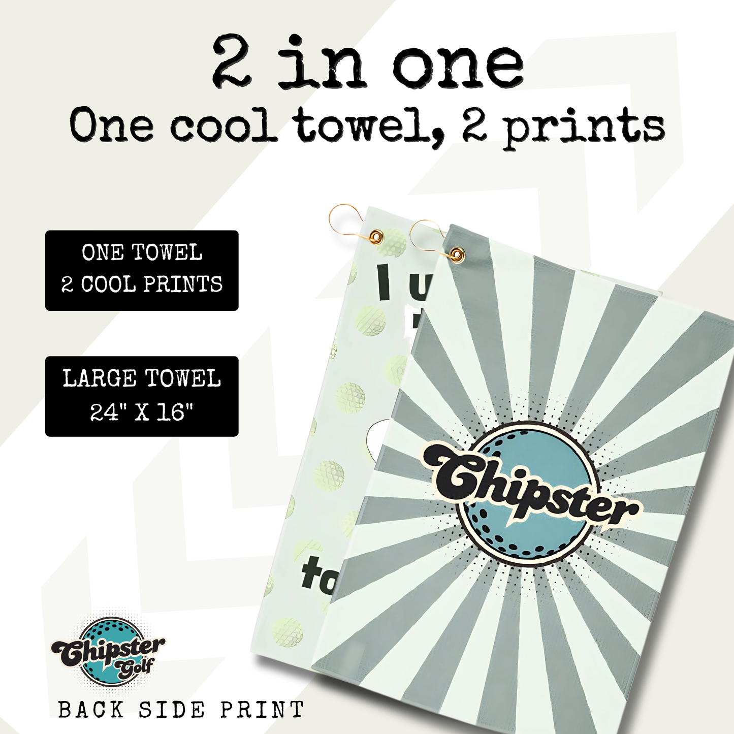 Clean Balls Golf Towel