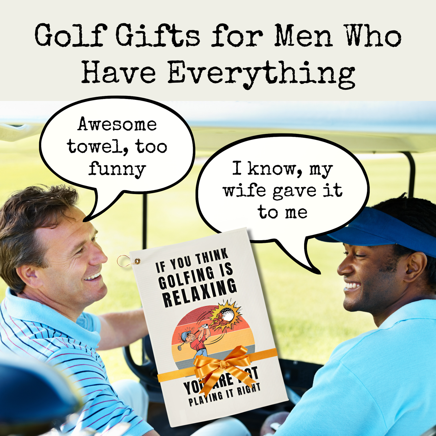 Relaxing Golf Towel