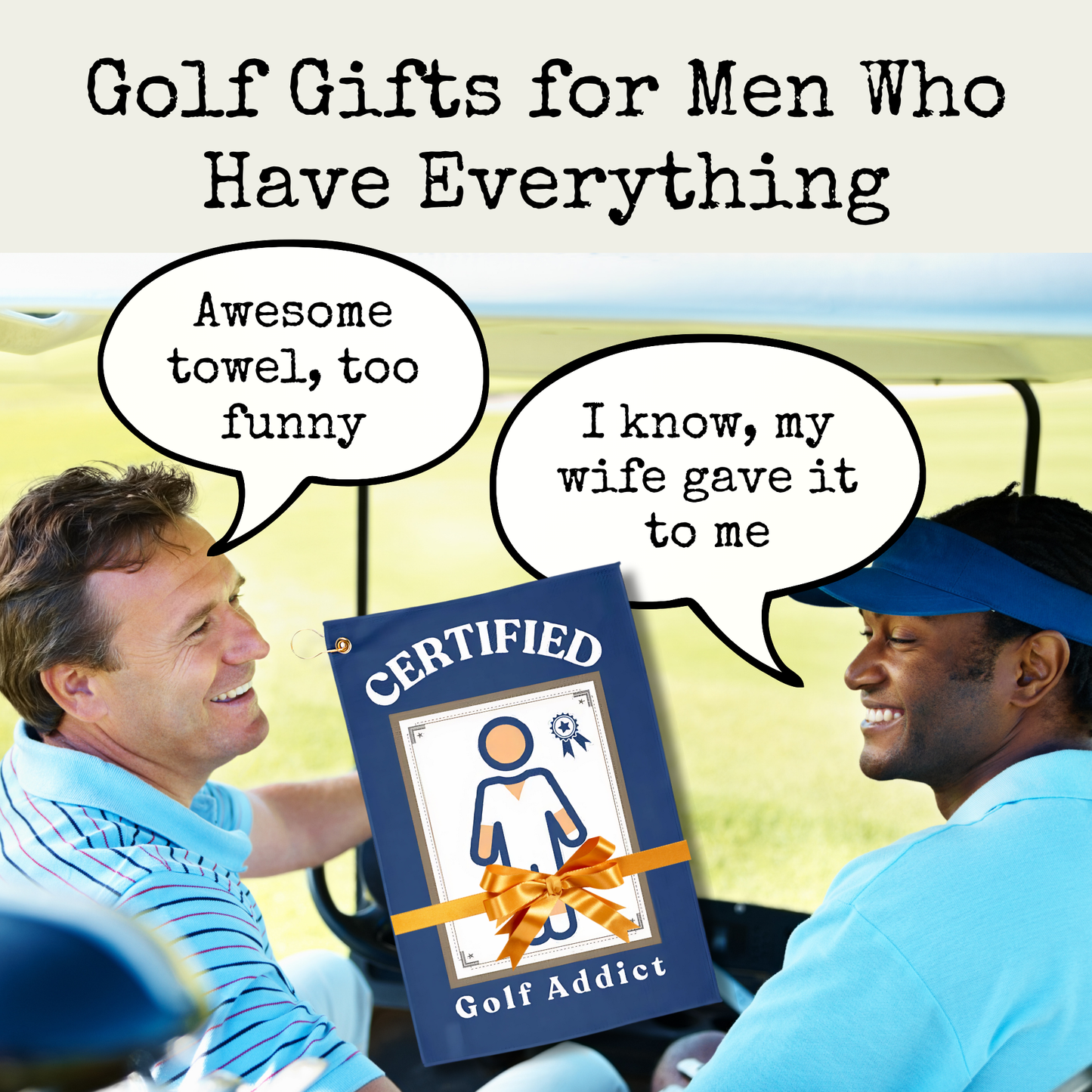 Golf Tan Lines Towel