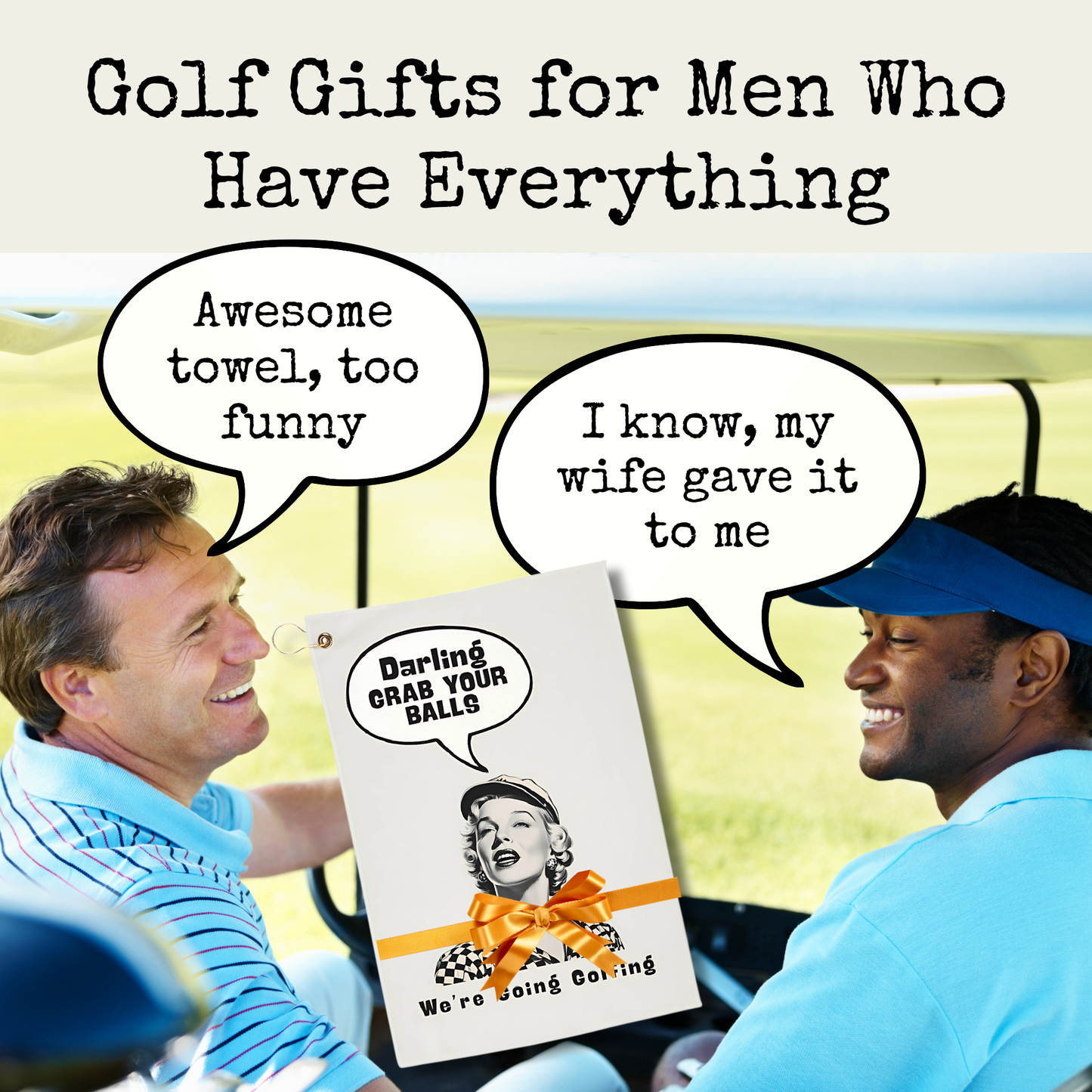 Darling Golf Towel