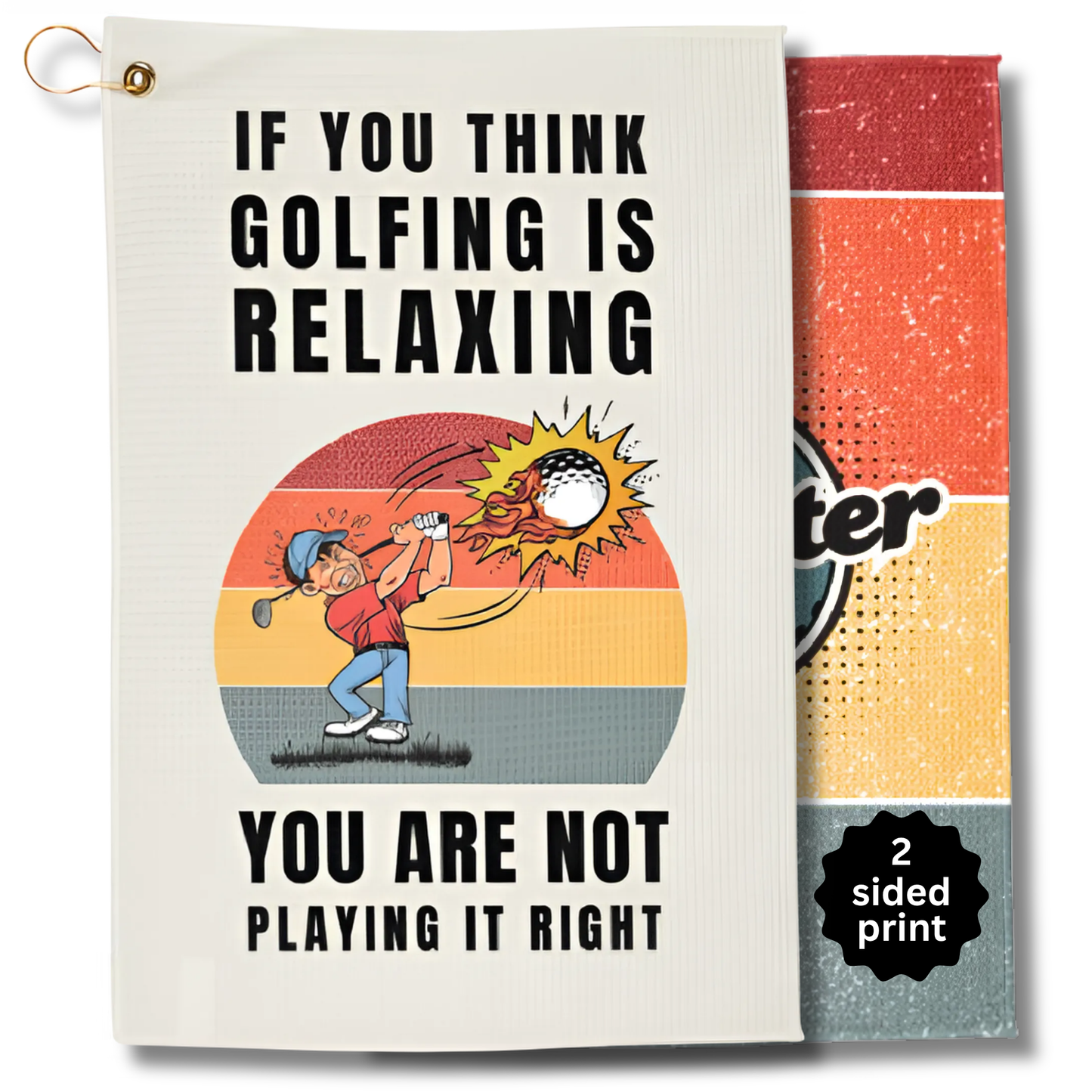 Relaxing Golf Towel